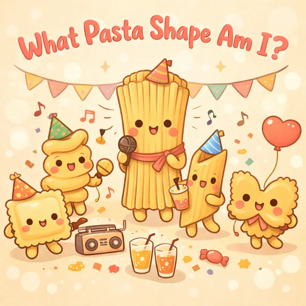 What Pasta Shape Am I? quiz cover