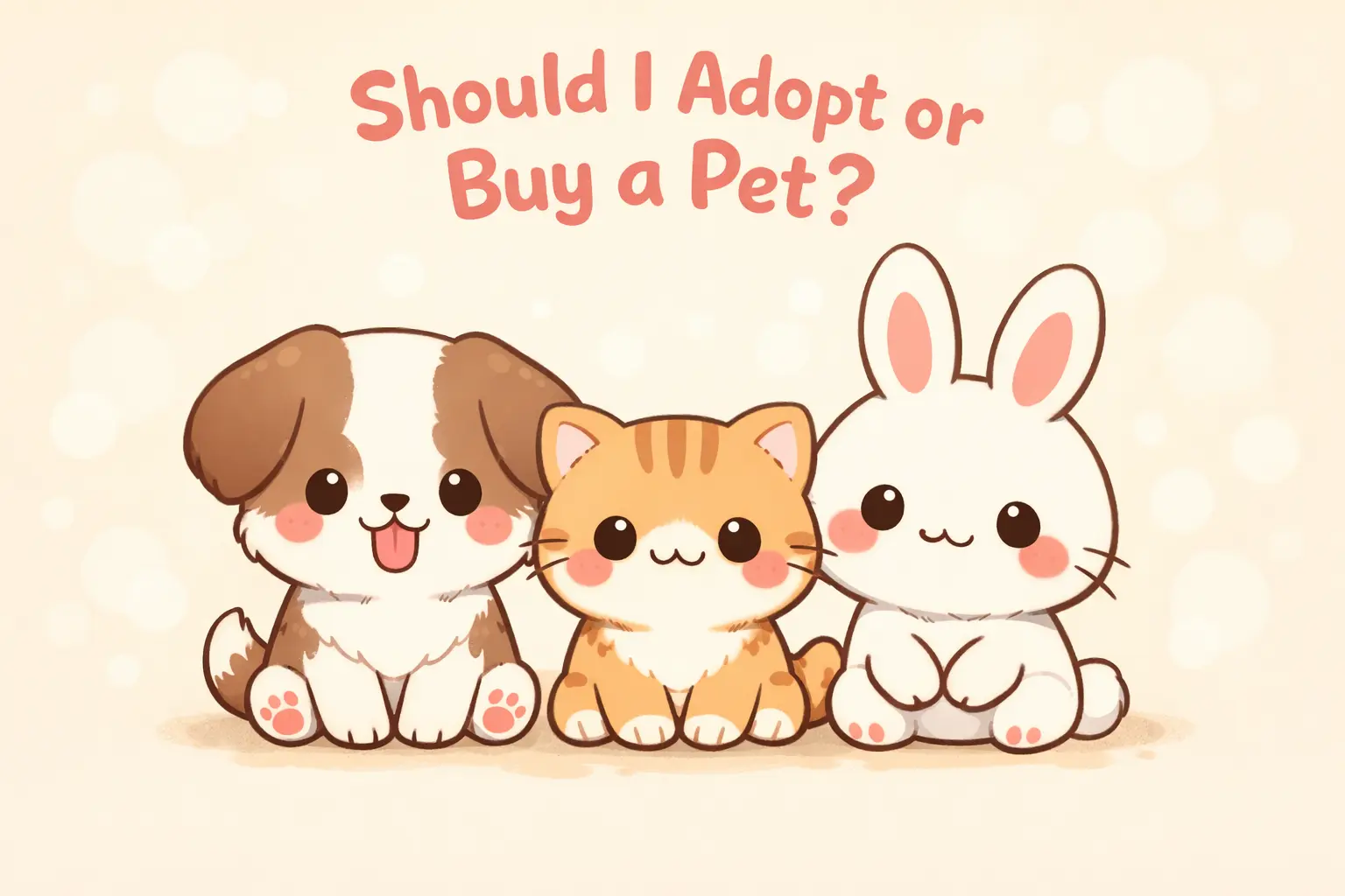 Should I Adopt or Buy a Pet?