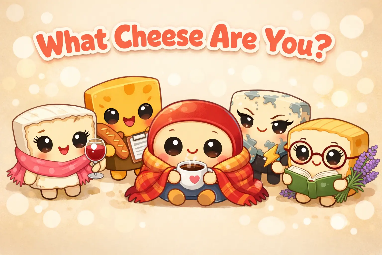 What Cheese Are You? quiz cover