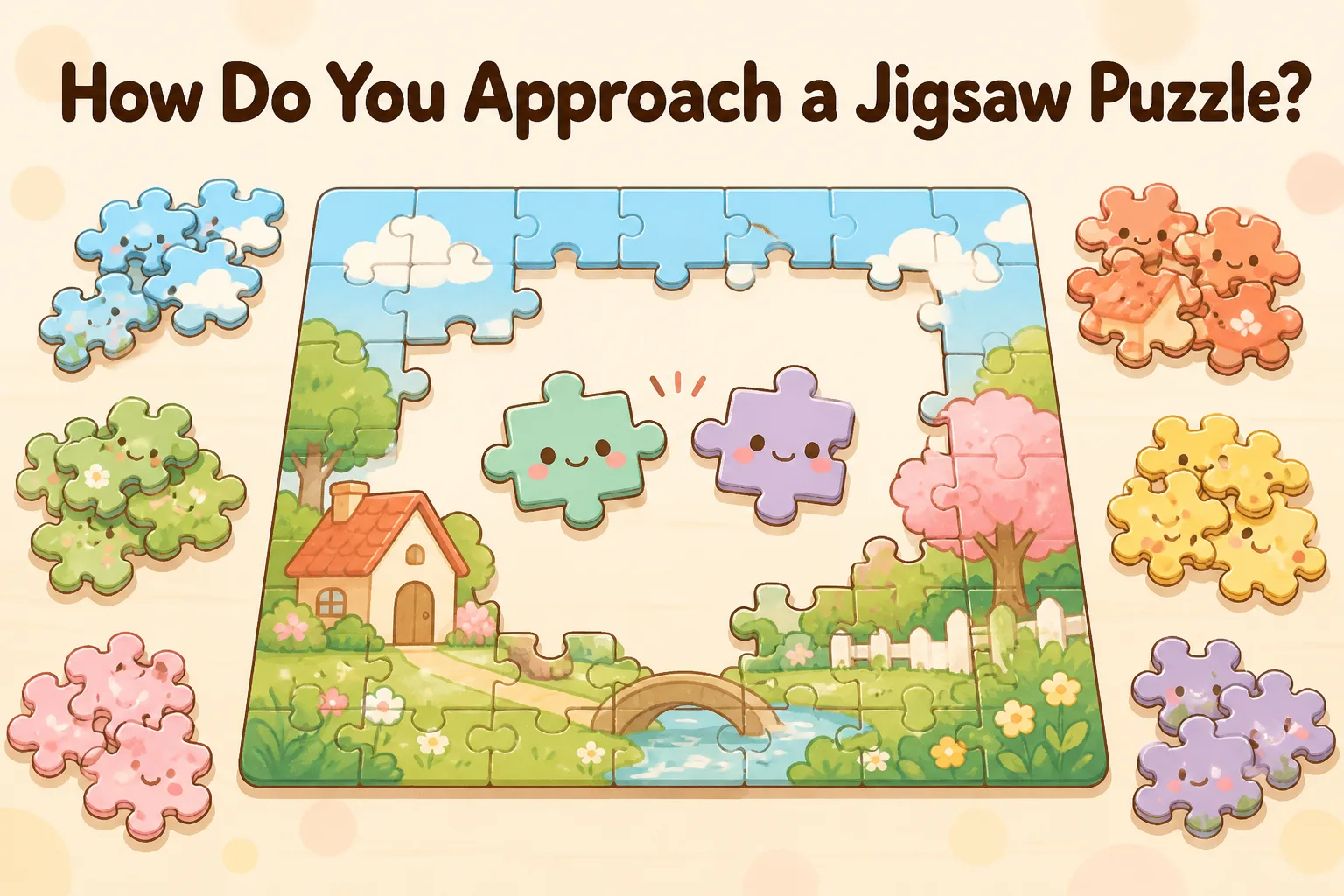 How Do You Approach a Jigsaw Puzzle?