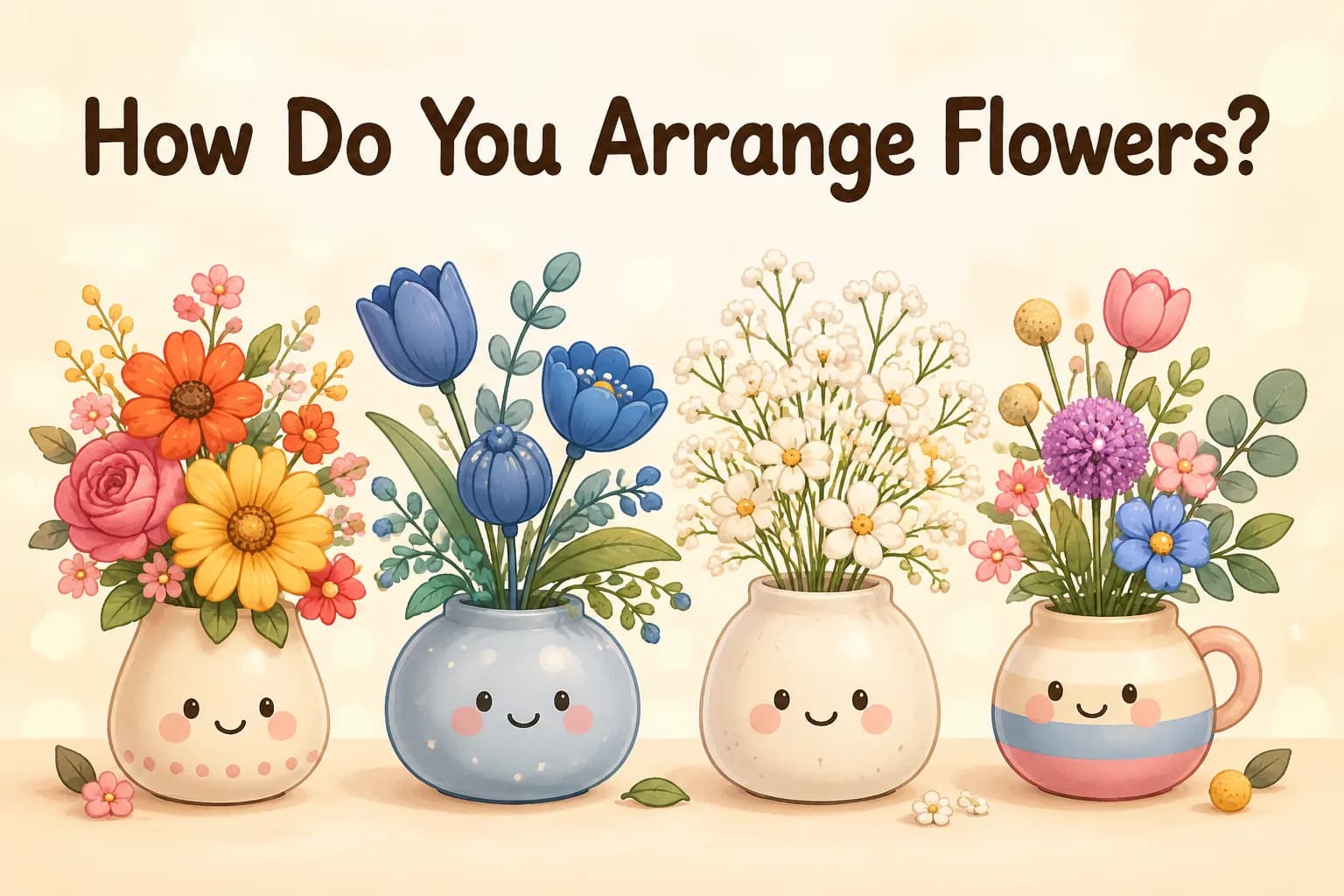 How Do You Arrange Flowers? quiz cover