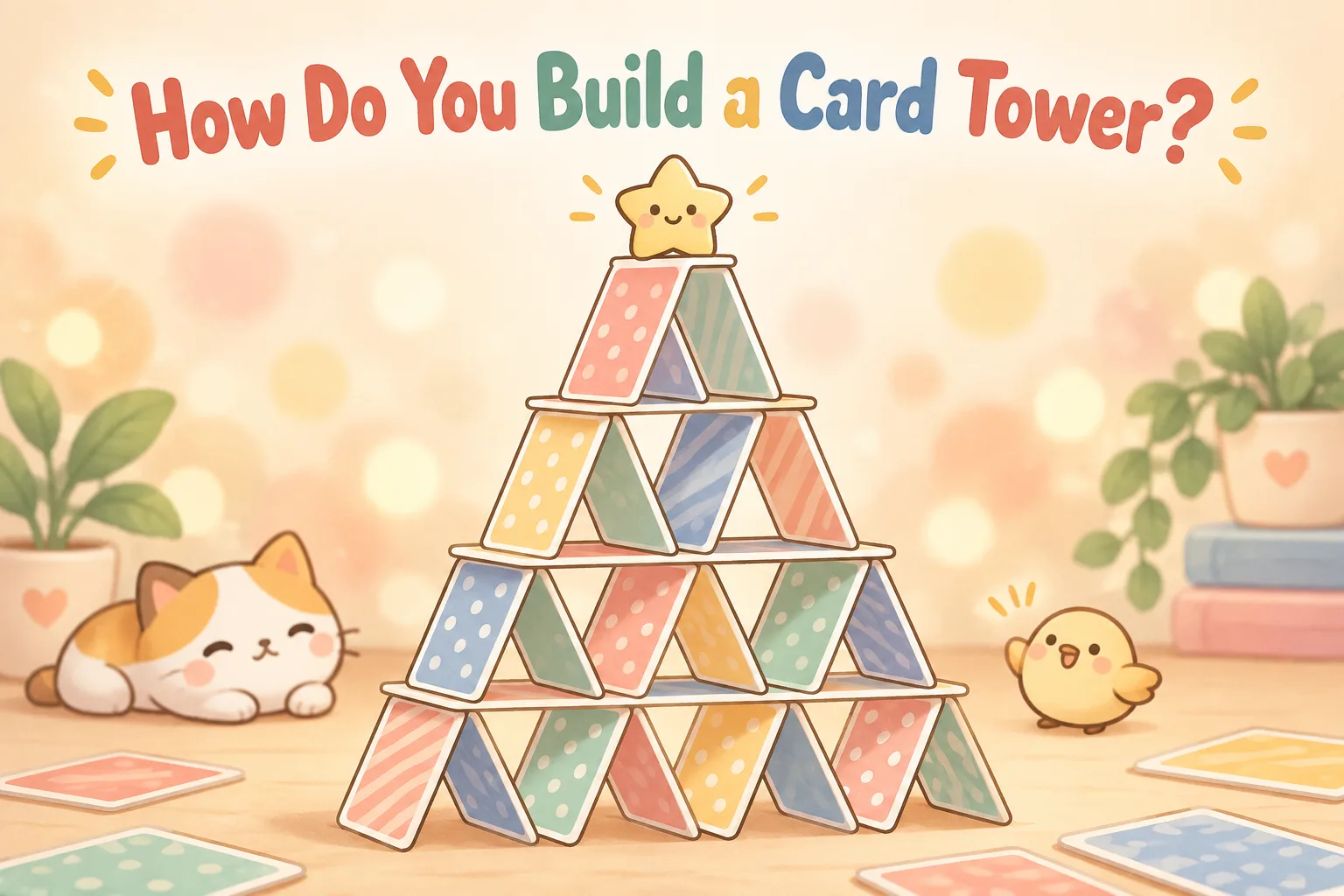 How Do You Build a Card Tower?