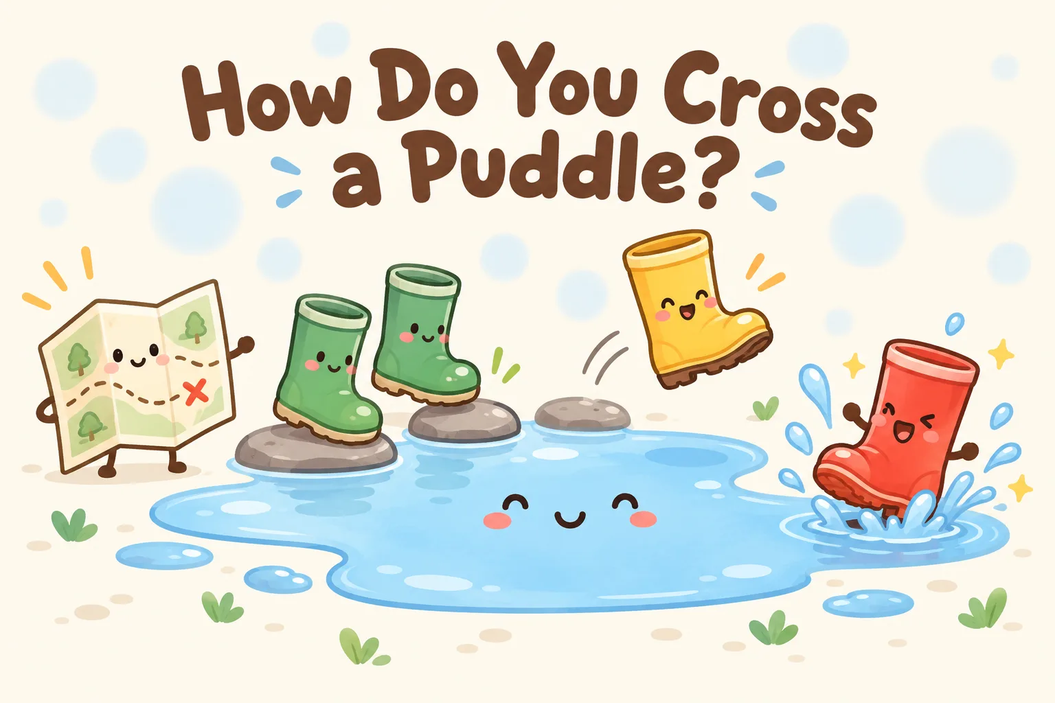 How Do You Cross a Puddle? quiz cover