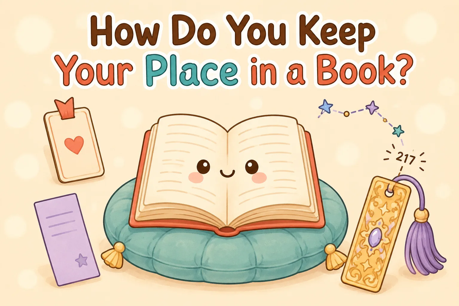 How Do You Keep Your Place in a Book?