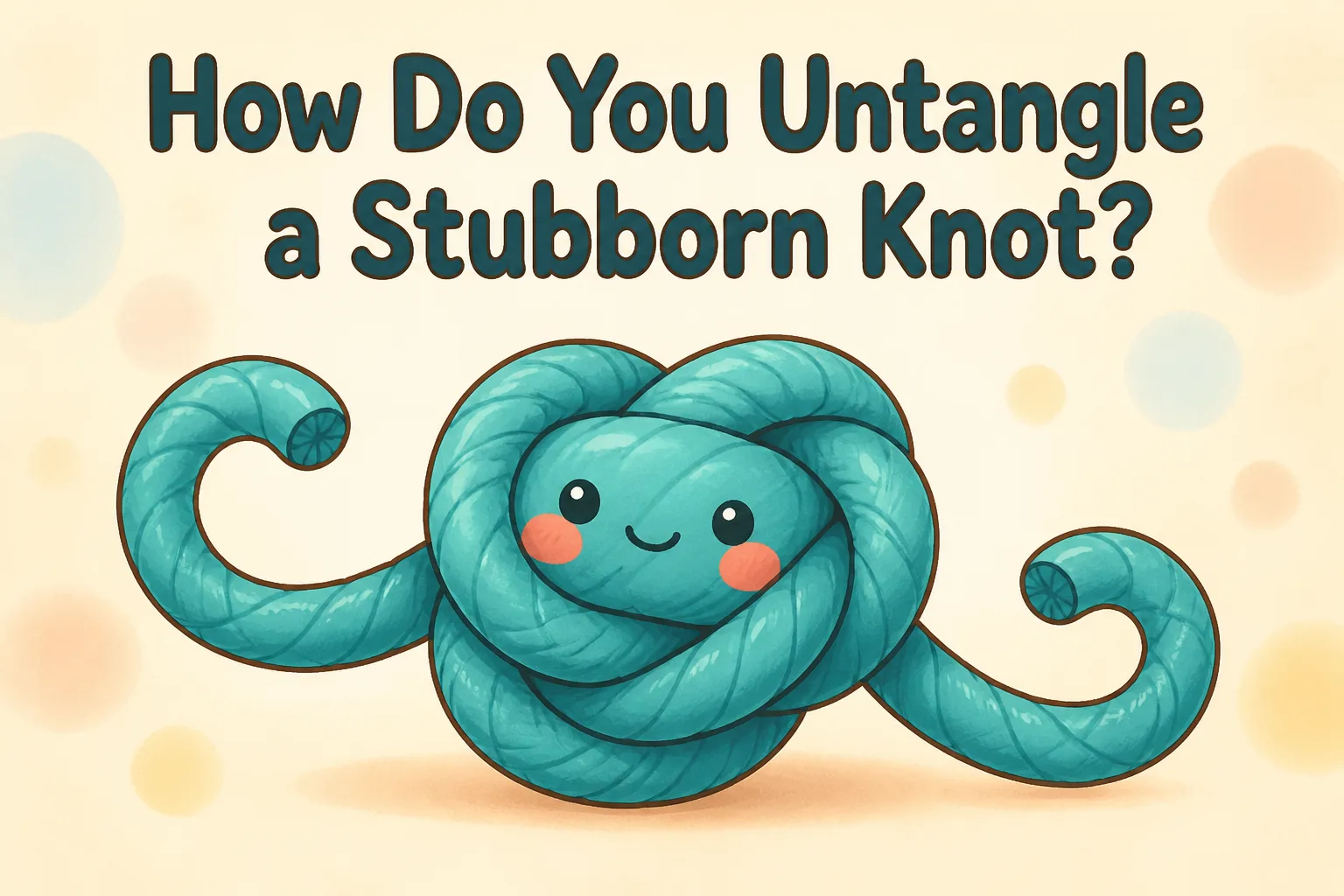 How Do You Untangle a Stubborn Knot?