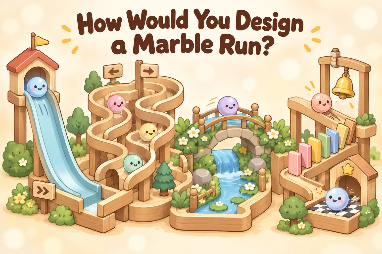 How Would You Design a Marble Run?
