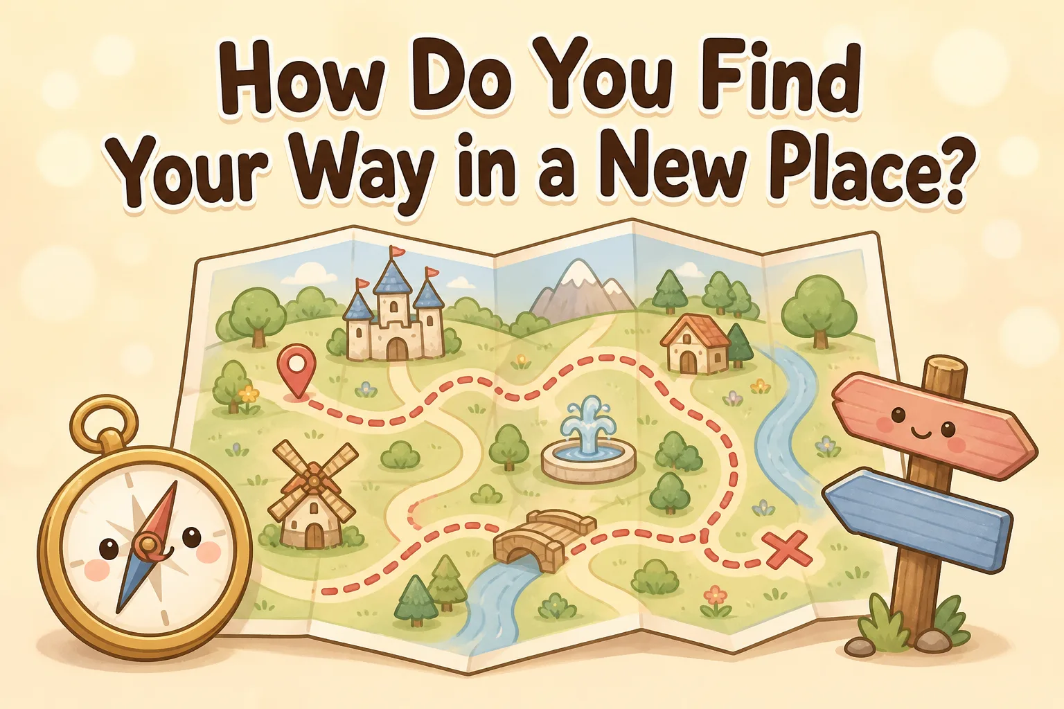 How Do You Find Your Way in a New Place?