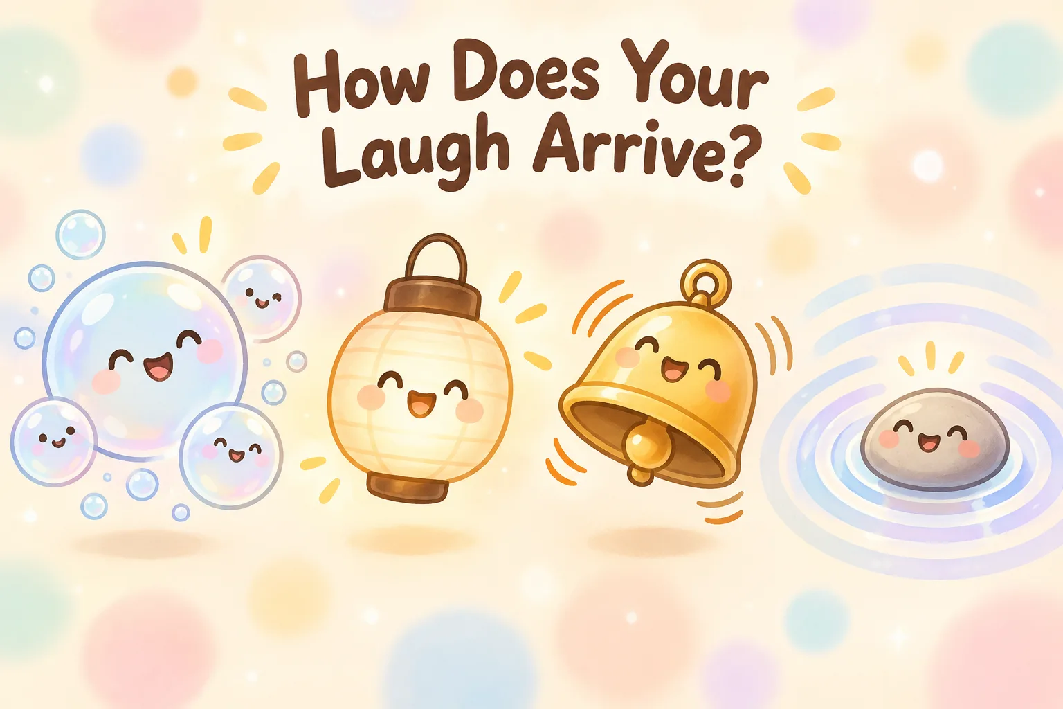 How Does Your Laugh Arrive?