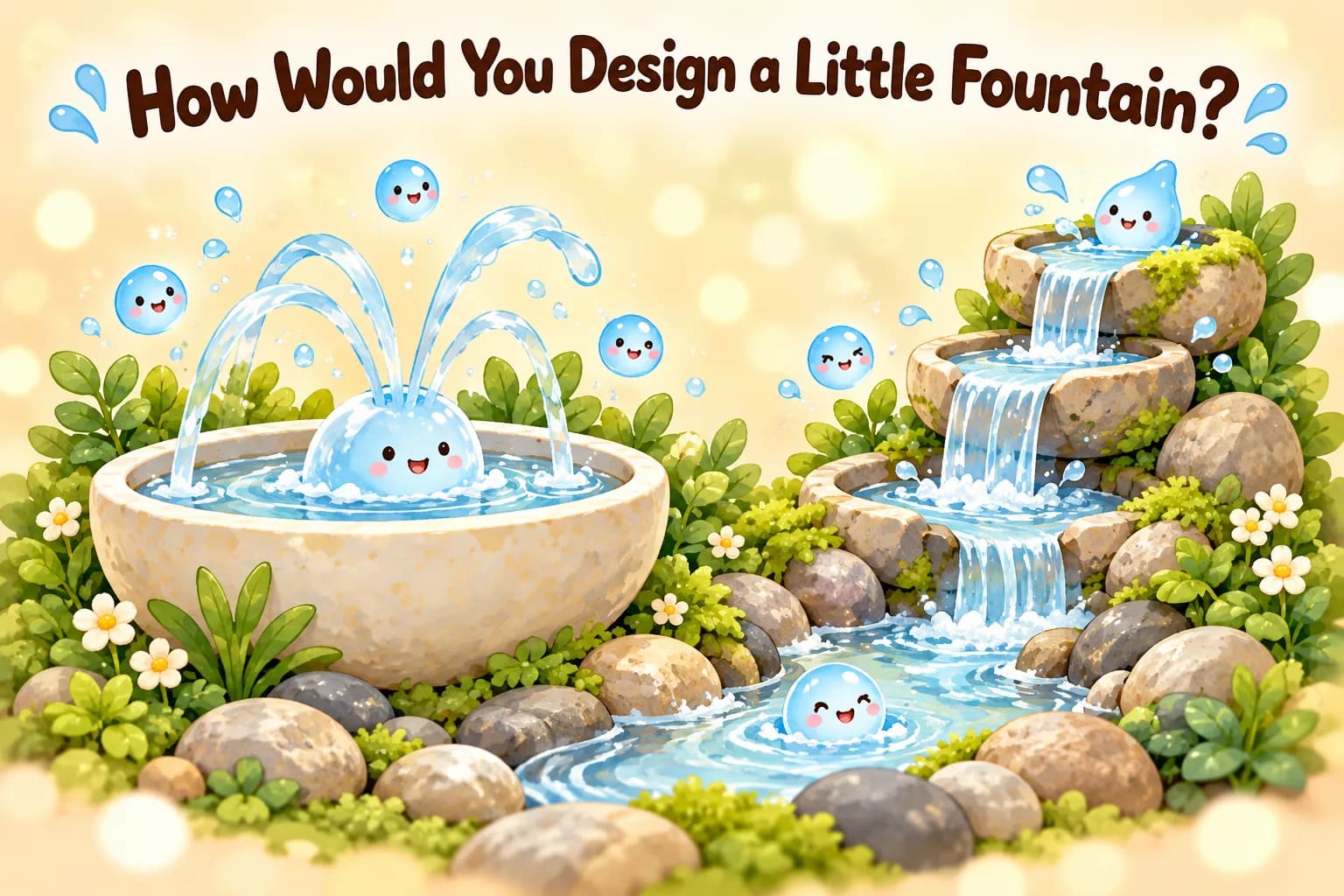 How Would You Design a Little Fountain?