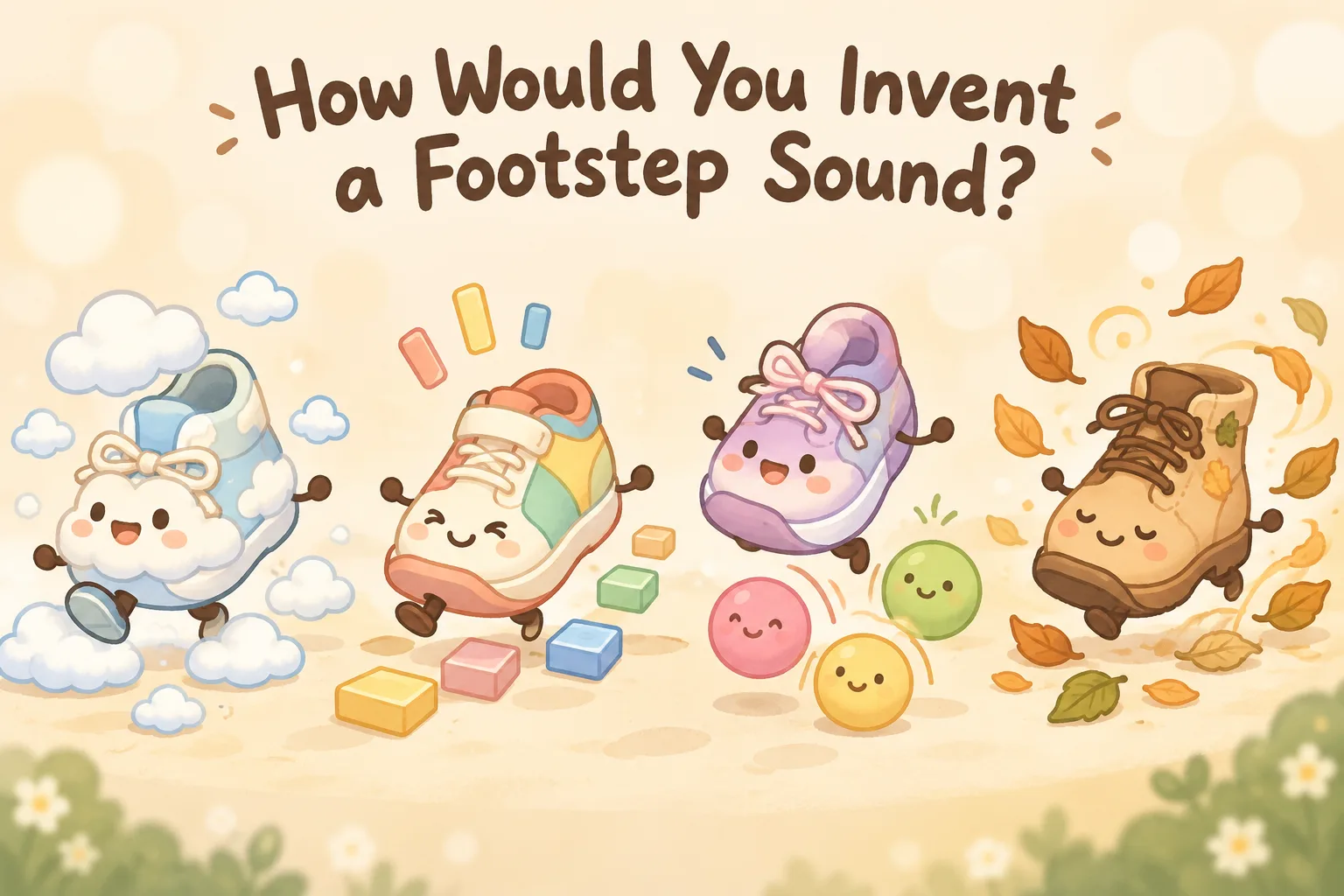 How Would You Invent a Footstep Sound?
