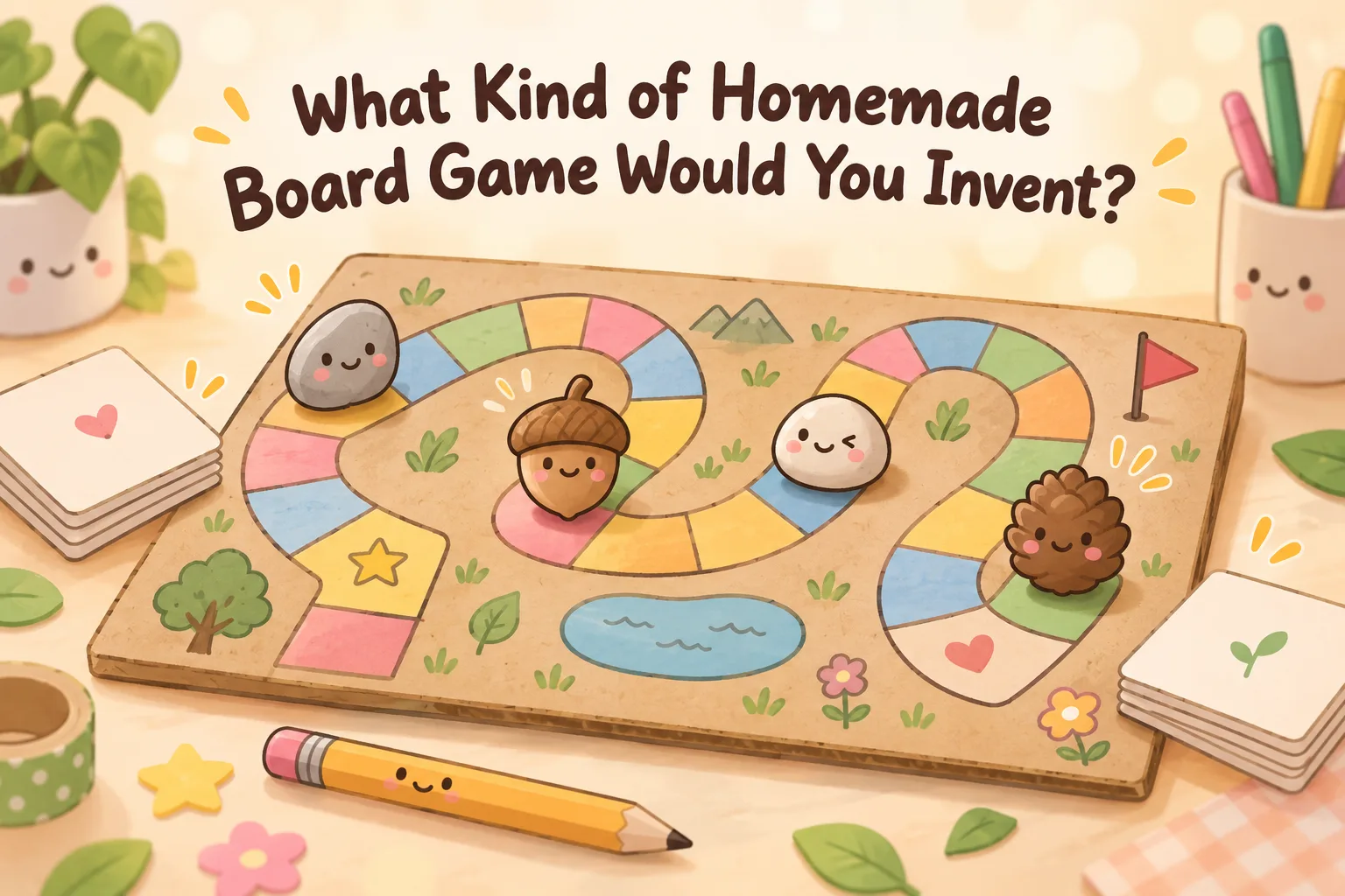 What Kind of Homemade Board Game Would You Invent? quiz cover