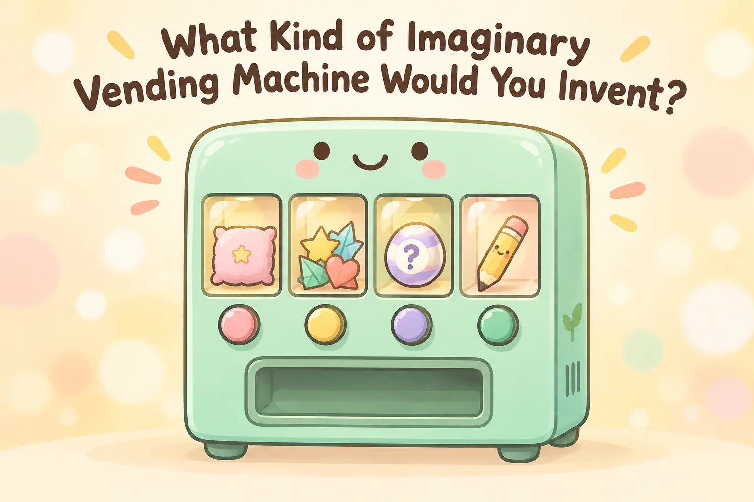 What Kind of Imaginary Vending Machine Would You Invent?