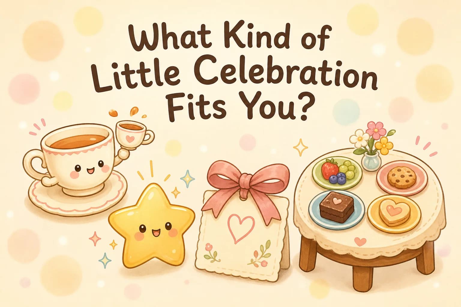 What Kind of Little Celebration Fits You?